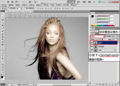 Photoshop CS5еɫʹü