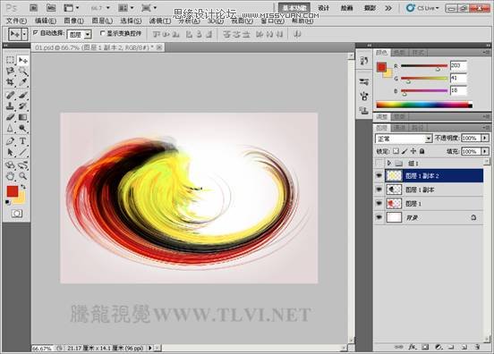 Photoshop CS5ʹߣëˢɨβʴЧ