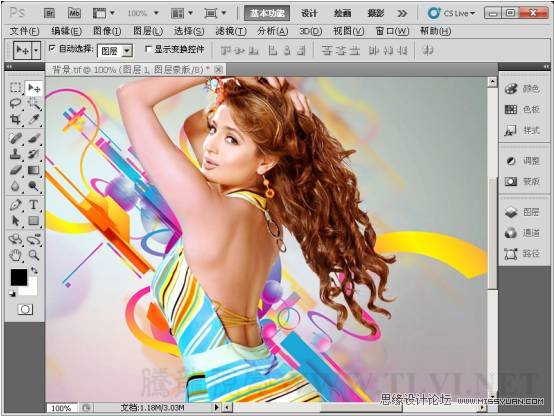 Photoshop CS5̳̣ʱеŮԺ