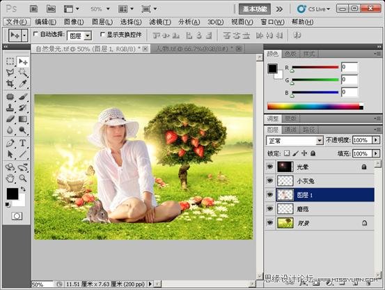 Photoshop CS5̳̣ɫͼе