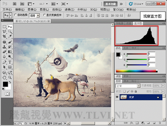 Photoshop CS5̳̣ɫͼе