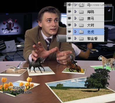 Photoshop合成跳出相框场景教程,PS教程,图老师教程网