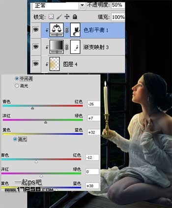 Photoshop合成烛光美女夜景教程,PS教程,图老师教程网