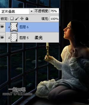 Photoshop合成烛光美女夜景教程,PS教程,图老师教程网