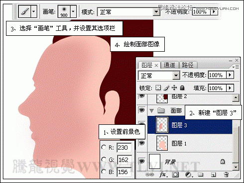 Photoshop详细解析卡通画的设计与绘制流程,PS教程,图老师教程网