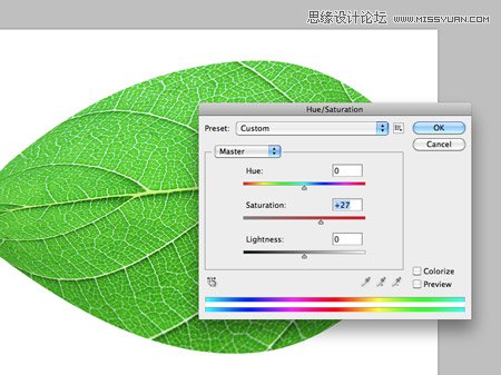 Photoshop创建清新的绿叶文字教程,PS教程,图老师教程网