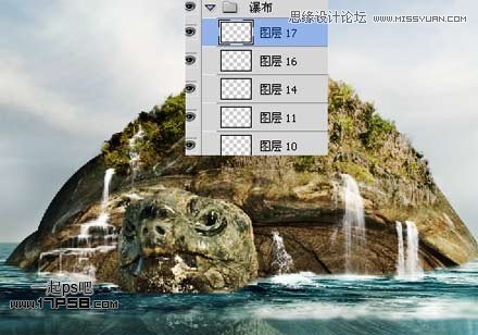 Photoshop创意合成乌龟海岛,PS教程,图老师教程网