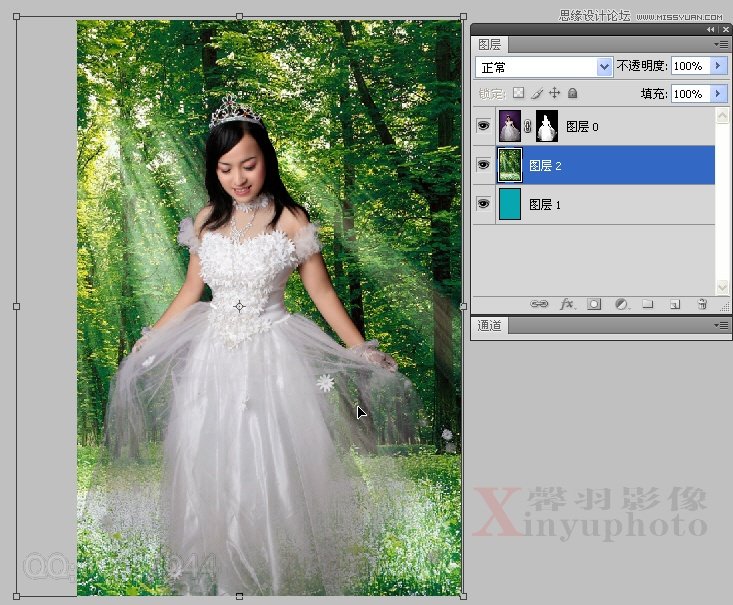 Photoshop合成梦幻的蝴蝶仙子效果,PS教程,图老师教程网