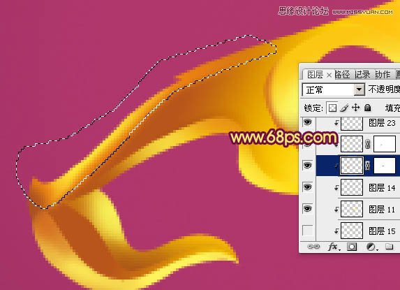 Photoshop绘制漂亮的金色龙头教程,PS教程,图老师教程网