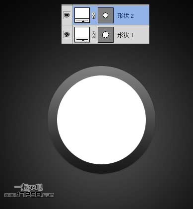 Photoshop制作圆形质感开关按钮,PS教程,图老师教程网