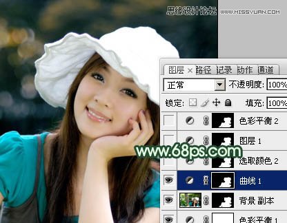 Photoshop调出美女照片甜美的肤色效果,PS教程,图老师教程网