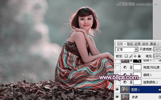 Photoshop调出逆光人物图片靓丽肤色效果,PS教程,图老师教程网