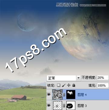 Photoshop合成末日奇异天象星球场景效果,PS教程,图老师教程网