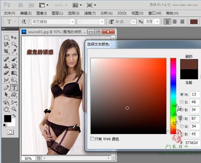 photoshop内衣设计实用教程