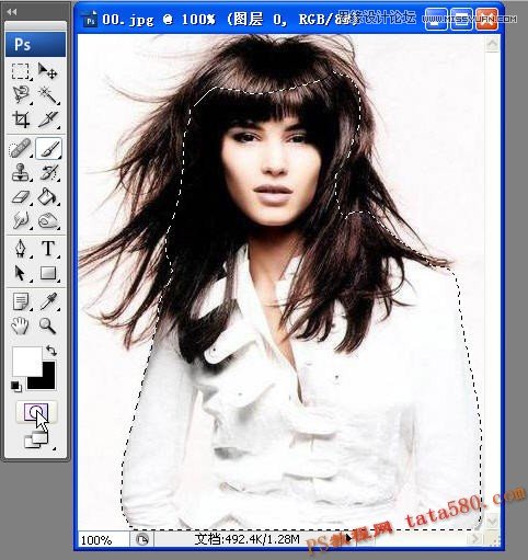 Photoshop解析美女头发的抠图方法选择技巧,PS教程,图老师教程网