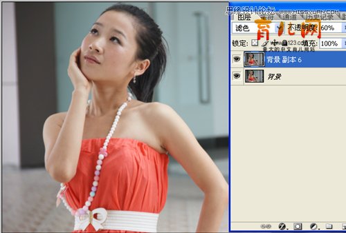 Photoshop给美女人像快速磨皮和美白教程,PS教程,图老师教程网