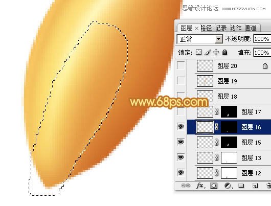 Photoshop绘制金色逼真的成熟麦穗效果,PS教程,图老师教程网