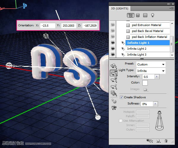 Photoshop制作塑料效果的立体字教程,PS教程,图老师教程网