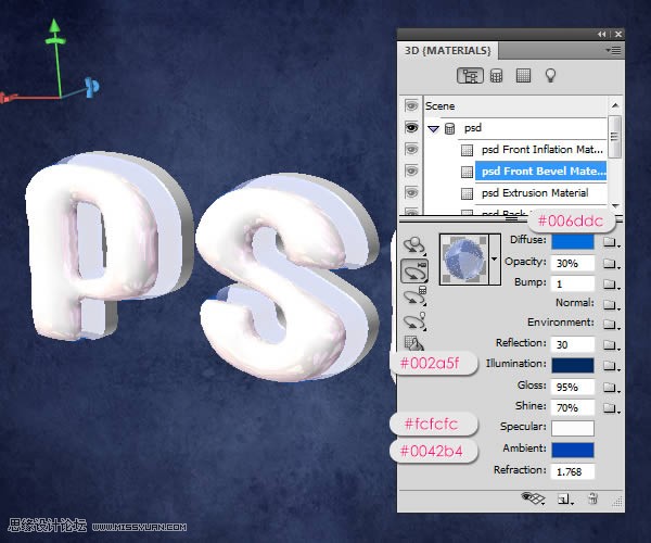 Photoshop制作塑料效果的立体字教程,PS教程,图老师教程网