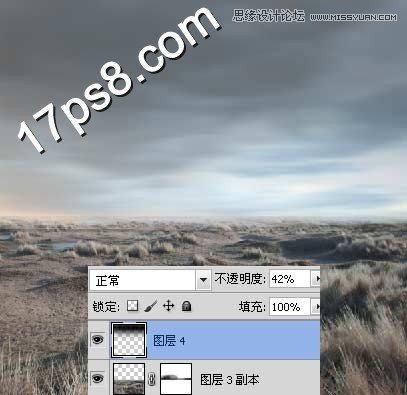 Photoshop合成草原孤伞凄凉丢弃场景,PS教程,图老师教程网