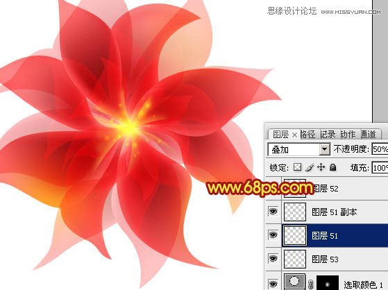 Photoshop使用滤镜制作炫彩效果的艺术花朵,PS教程,图老师教程网