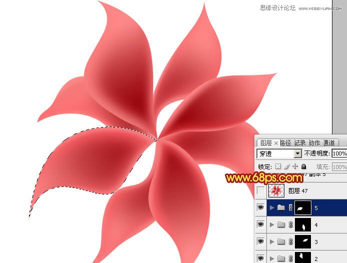 Photoshop使用滤镜制作炫彩效果的艺术花朵,PS教程,图老师教程网