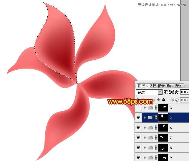 Photoshop使用滤镜制作炫彩效果的艺术花朵,PS教程,图老师教程网