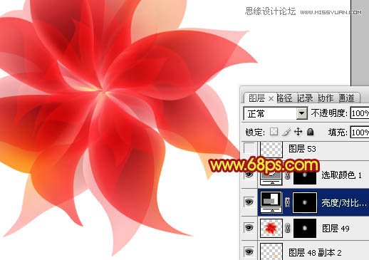 Photoshop使用滤镜制作炫彩效果的艺术花朵,PS教程,图老师教程网