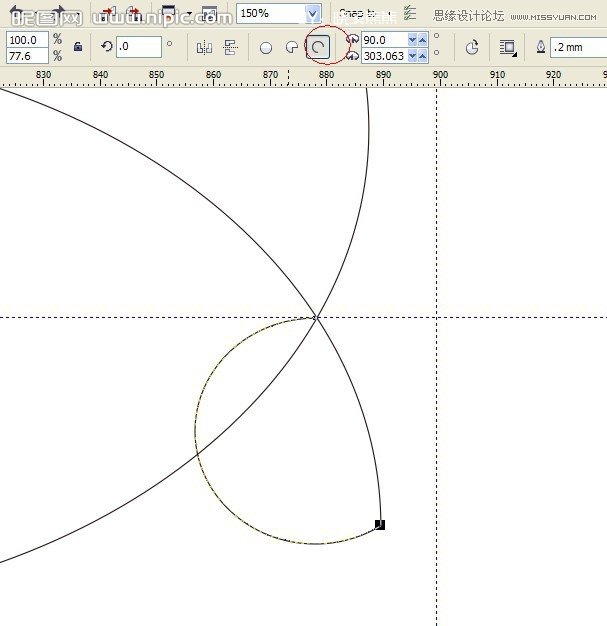 CorelDRAW̳̣ʹԲι߼򵥻С