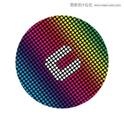 Photoshop制作特殊圆点点阵字体效果教程,PS教程,图老师教程网