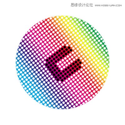 Photoshop制作特殊圆点点阵字体效果教程,PS教程,图老师教程网