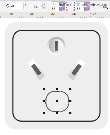 CorelDraw制作简单的开关教程