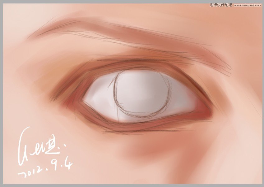 Photoshop绘制写实风格的眼睛,PS教程,图老师教程网