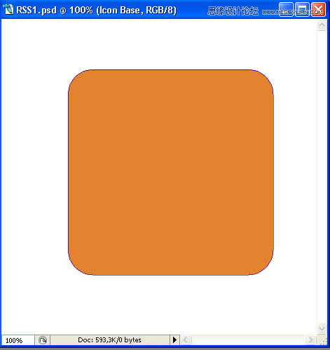 Photoshop制作漂亮的3D橙色玻璃RSS图标,PS教程,图老师教程网