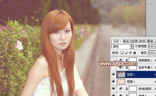 Photoshop制作朦胧效果的日系甜美色调,PS教程,图老师教程网