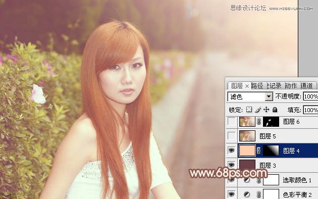 Photoshop制作朦胧效果的日系甜美色调,PS教程,图老师教程网