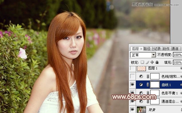 Photoshop制作朦胧效果的日系甜美色调,PS教程,图老师教程网