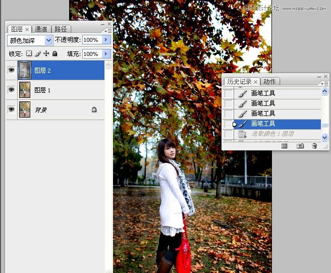 Photoshop԰Ů＾ɫ