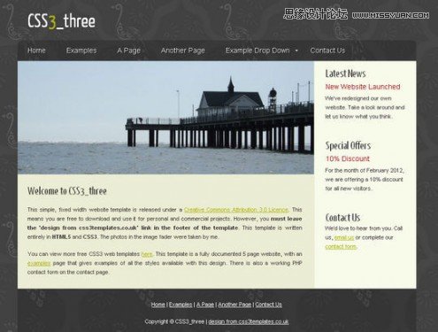 50ƷʵHTML5CSS3ҳģ