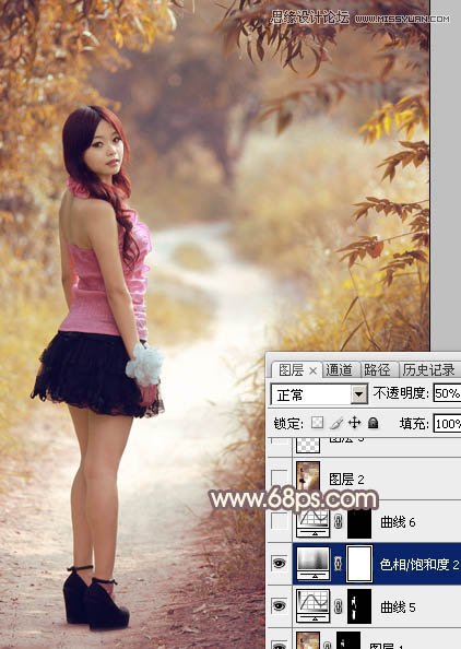 Photoshop԰Ů＾ɫ