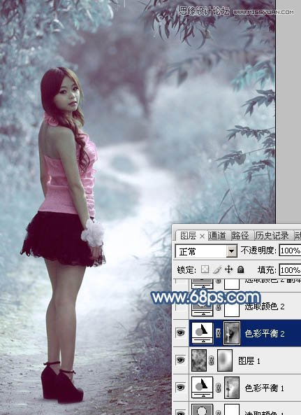 Photoshop԰崿ŮΨɫЧ