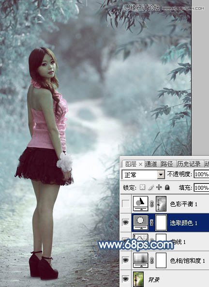 Photoshop԰崿ŮΨɫЧ