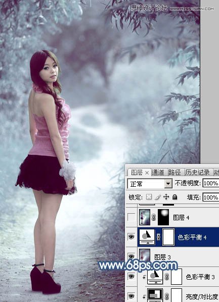 Photoshop԰崿ŮΨɫЧ