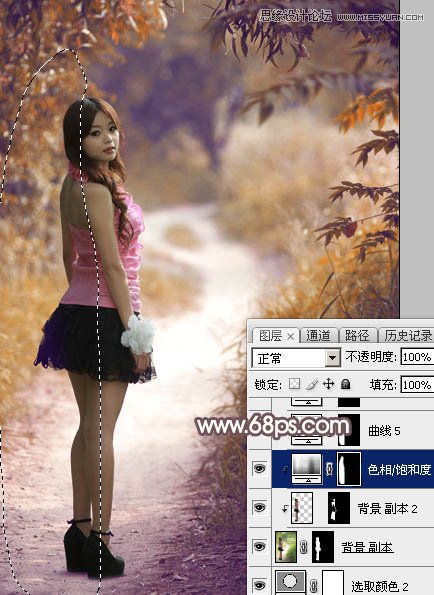 Photoshop԰С·Ů＾ůɫЧ