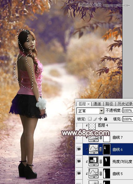 Photoshop԰С·Ů＾ůɫЧ