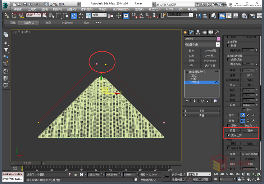 3Dmax制作逼真的古典凉亭效果图