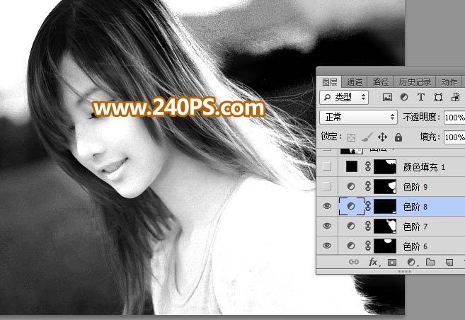 Photoshopͨٳ෢˿Ůͷ