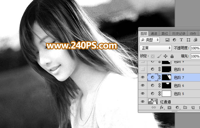 Photoshopͨٳ෢˿Ůͷ