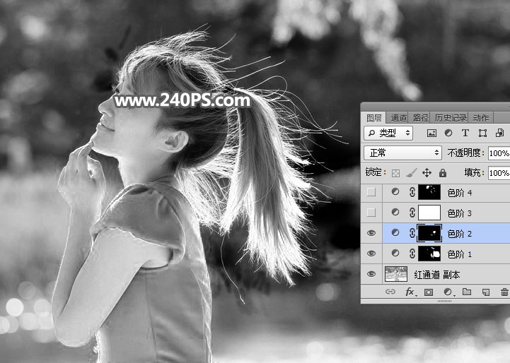 Photoshopͨ߿ٳ⾰Ů